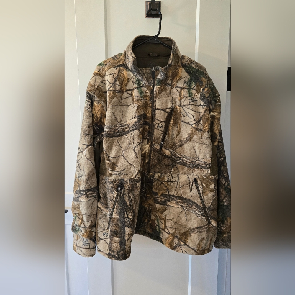 Cabela's Camouflage Heavy Weight, Lined Field Hunting Jacket Oversized